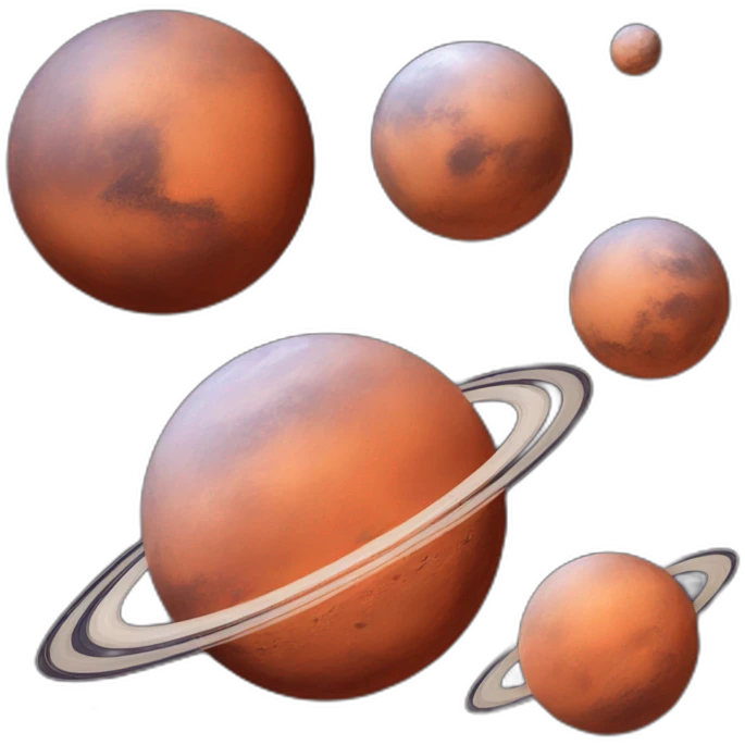 mars as an emoji emoji