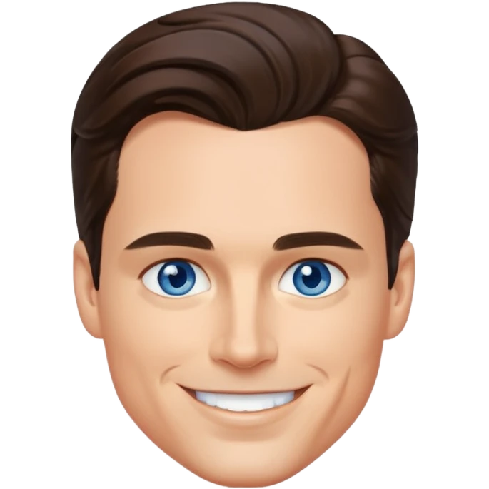 Matt Bomer with blue eyes emoji