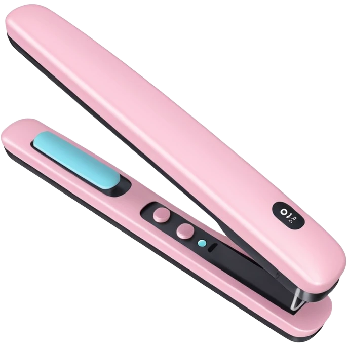 Cute Hair straightner different design emoji