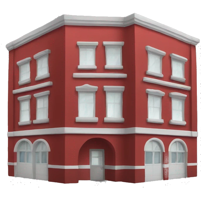 Red Venue facing left at a slight slant towards the camera emoji
