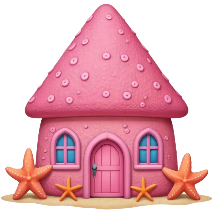 Generate Patrick star house emoji