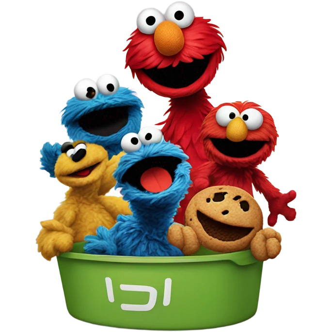 Elmo and friends emoji