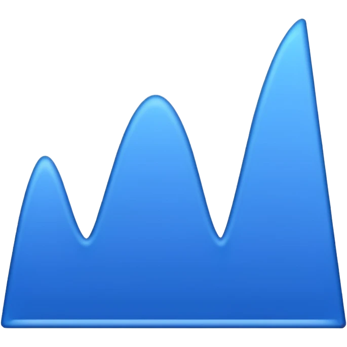 line graph curve emoji