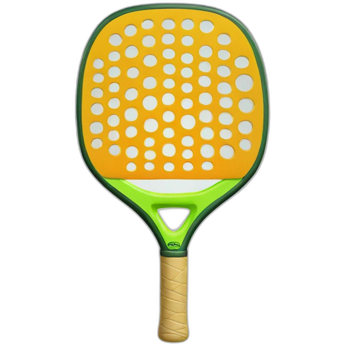 Pickleball racket zero balls emoji