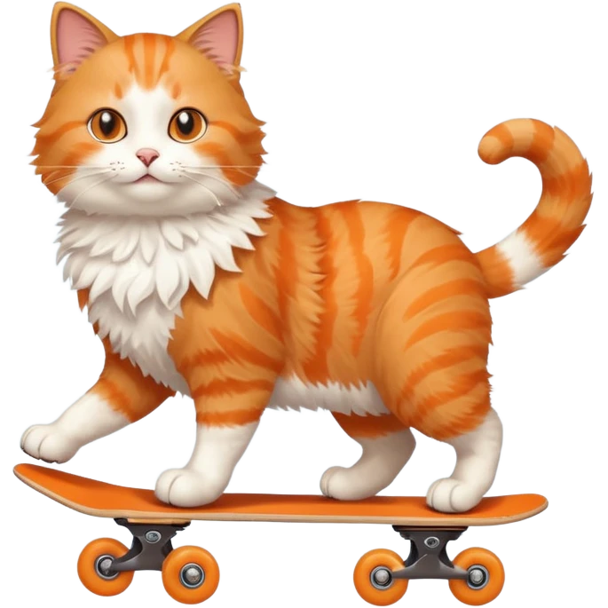 cat skaitng emoji