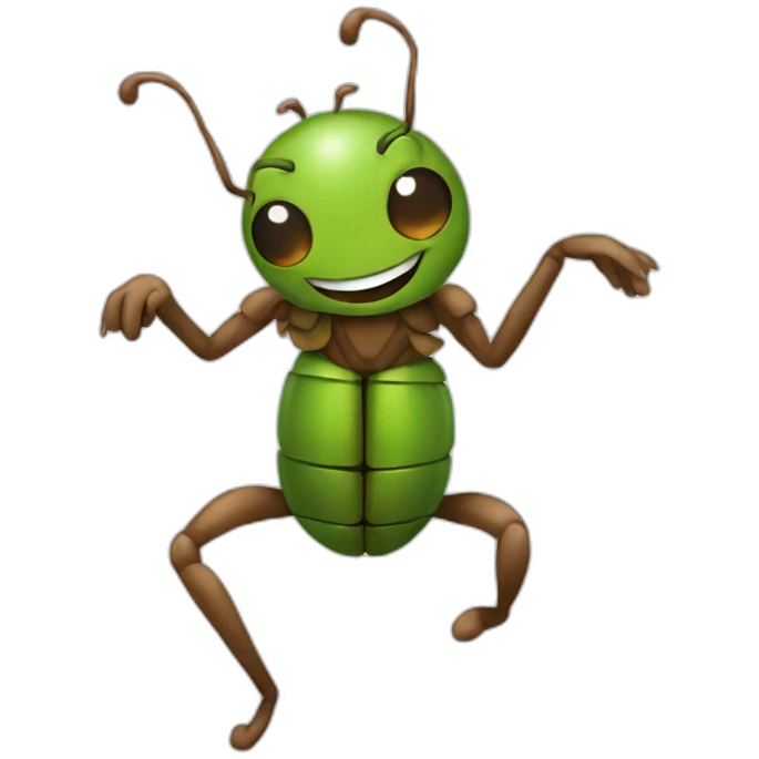 dancing bug emoji