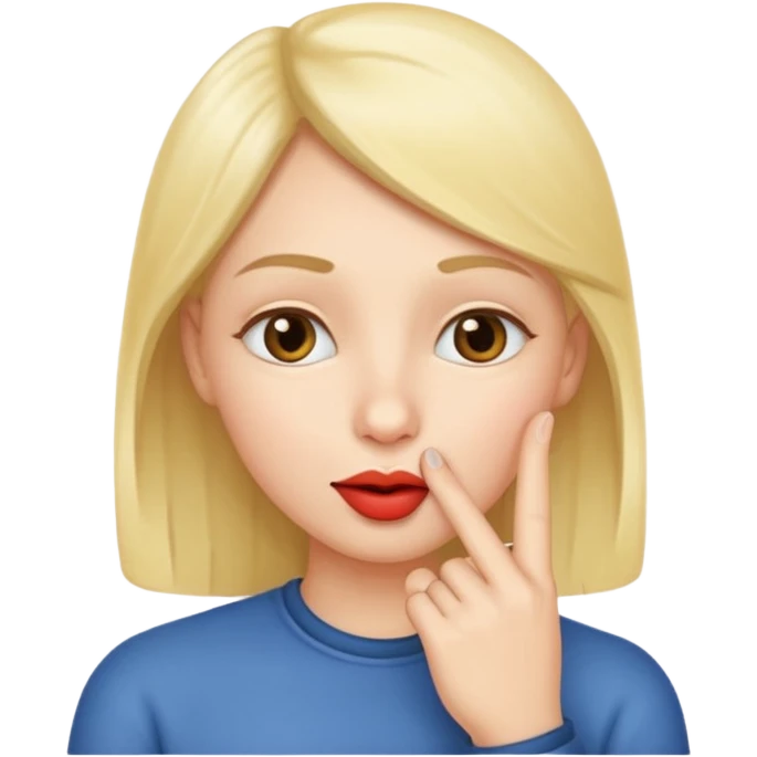 🫂+🤫 emoji