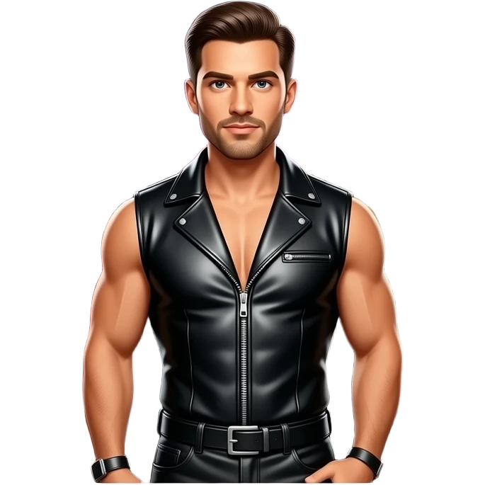 Poster "Sausage party at SteamWorks, bring yours tonight." In a gay male leatherman theme. emoji