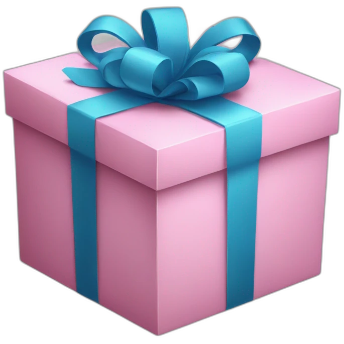 gift box with smile emoji