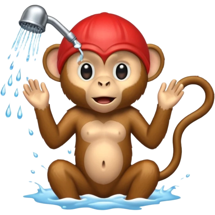 monkey showerinh emoji