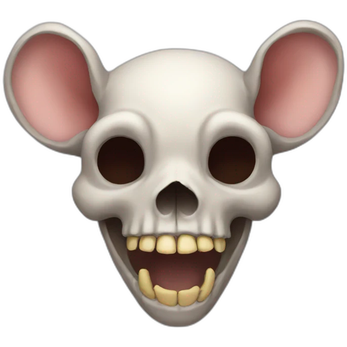 Skull rat emoji