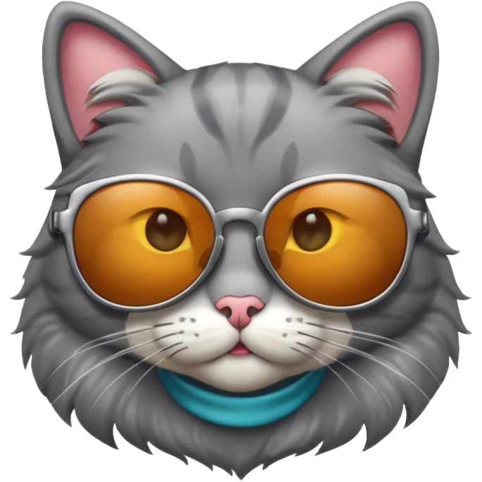 Cat wearing sunglasses emoji