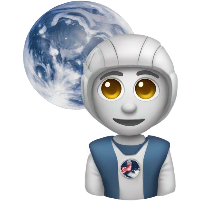 Man on moon emoji