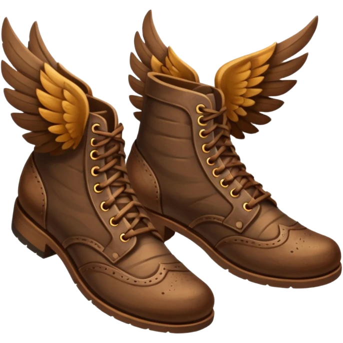 winged shoes emoji