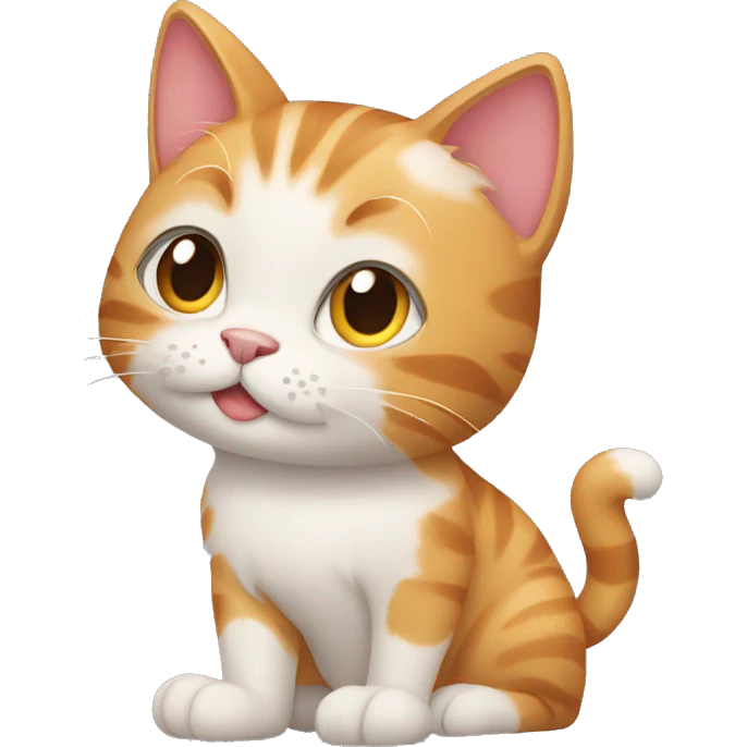 Cat with paws emoji