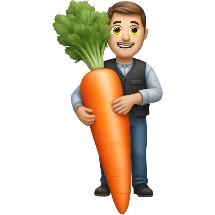man carrot emoji