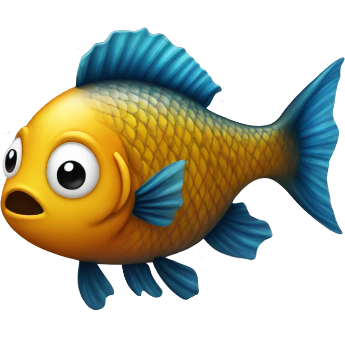 fish pooping emoji