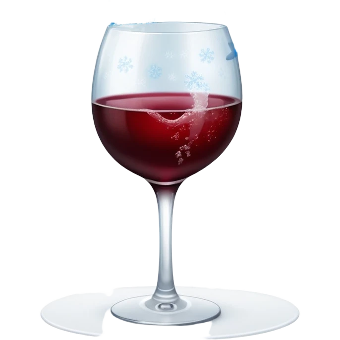 ❄️🤍🩶🍷 emoji