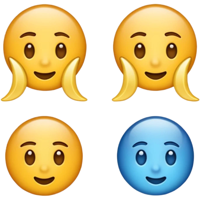 50/50 question emoji