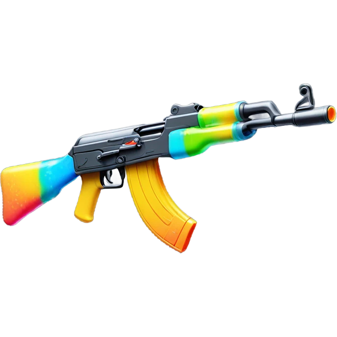 Ak47 watergun  emoji