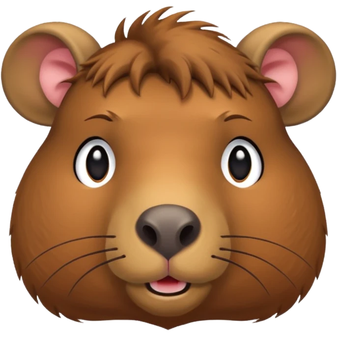 Capibara con cachos emoji