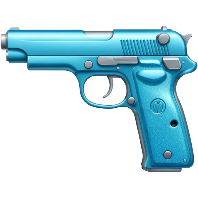 glitter blue cian gun emoji