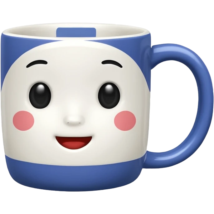 cute mug simple pattern emoji