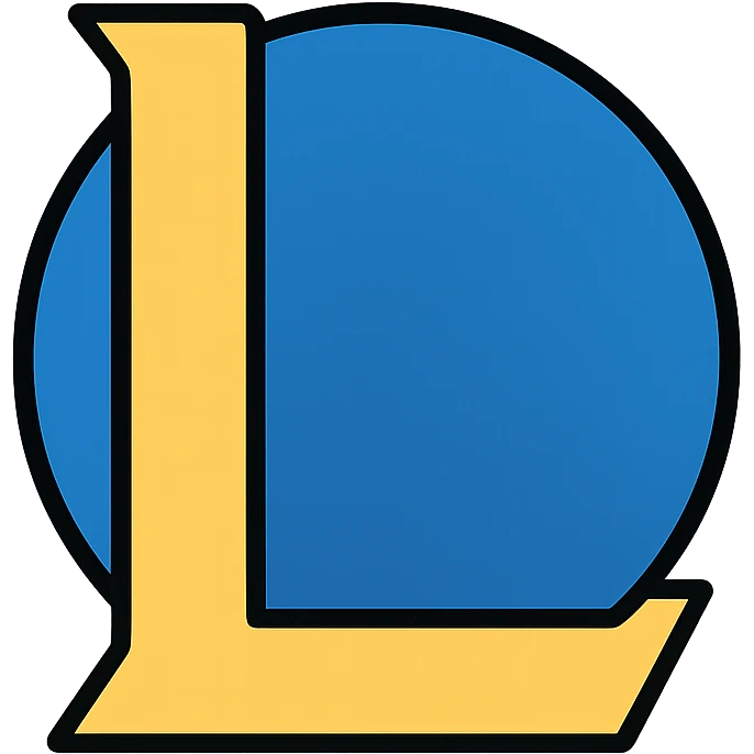 colored League of Legends logo icon emoji