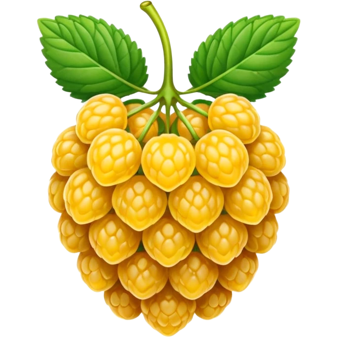 yellow rasberry emoji
