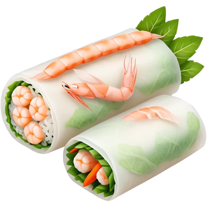 Summer roll emoji