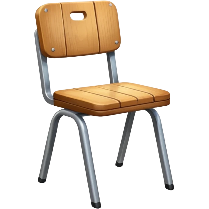 Empty classroom chair = absence emoji