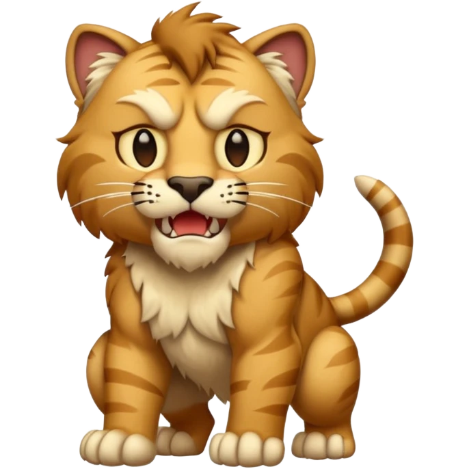 saber tooth cat emoji