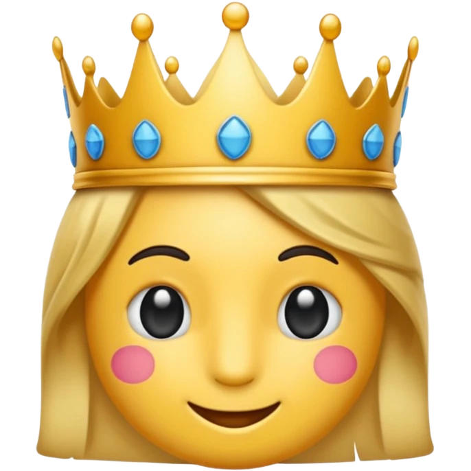 Erstelle mir ein emoji mit einer Krone emoji