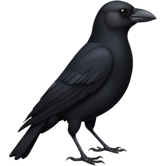 Crow emoji