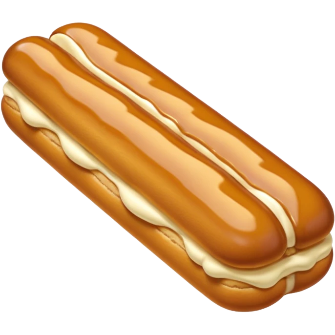 Butterscotch éclair  emoji