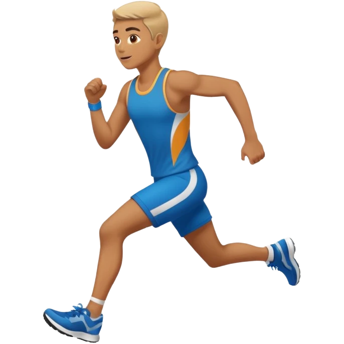 Running with energy emoji