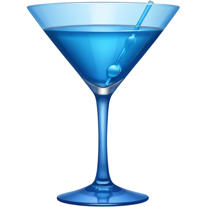 blue martini glass  emoji