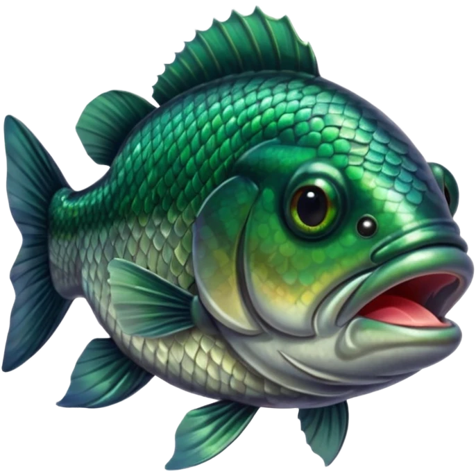 BASS FISH FACE emoji
