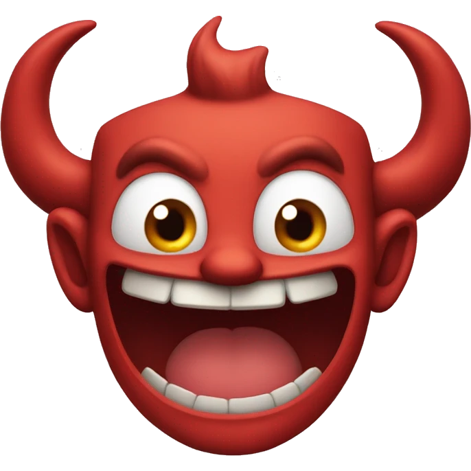 Smiling devil emoji