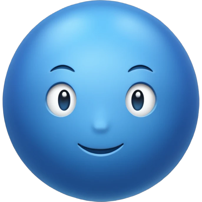 blue emoji