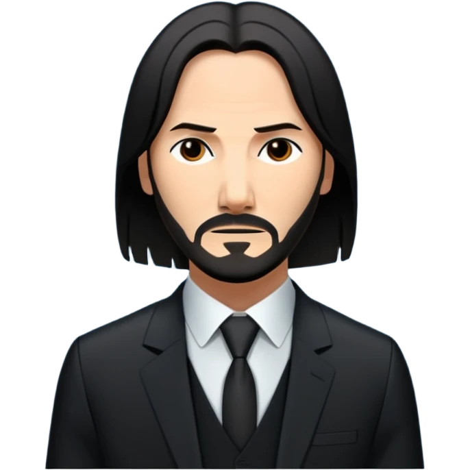 Elinde silah tutan jon wick emoji