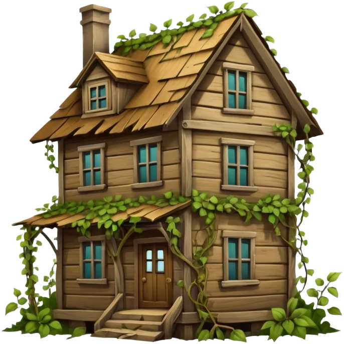 abandoned house emoji