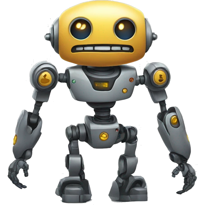 strong robot emoji