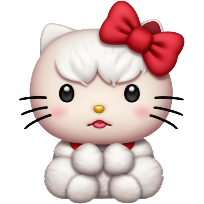 hello kitty pas contente emoji
