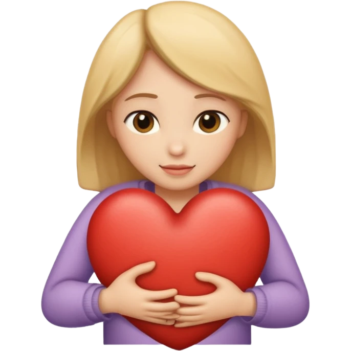 heart hug emoji