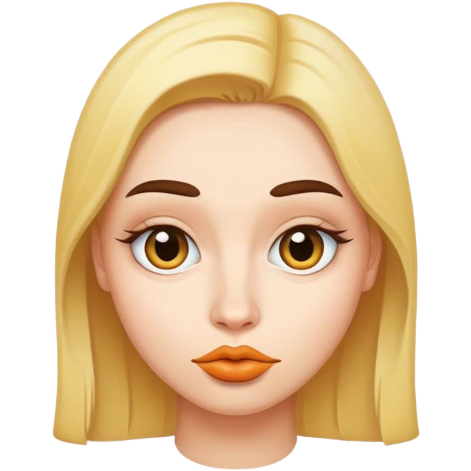 Duck face emoji