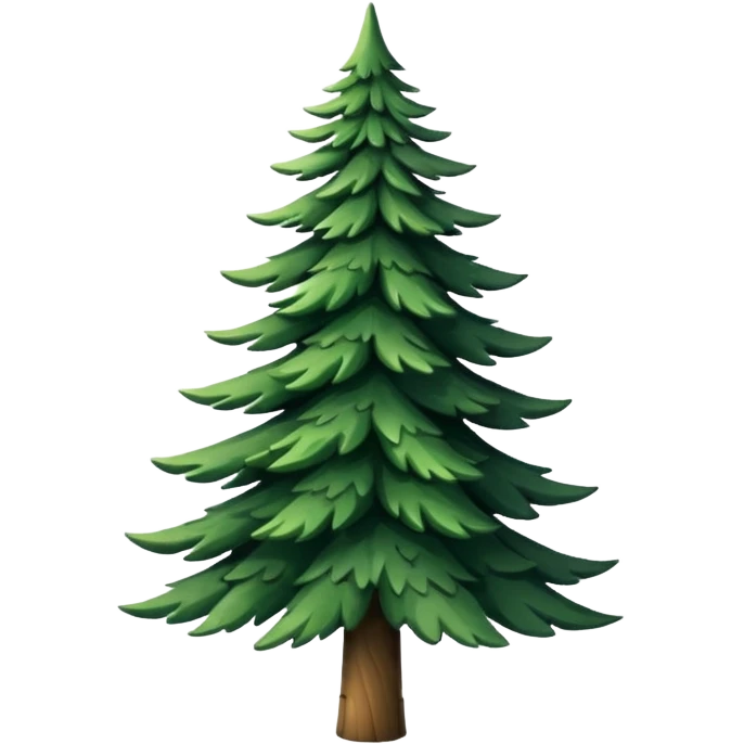 Pine tree emoji