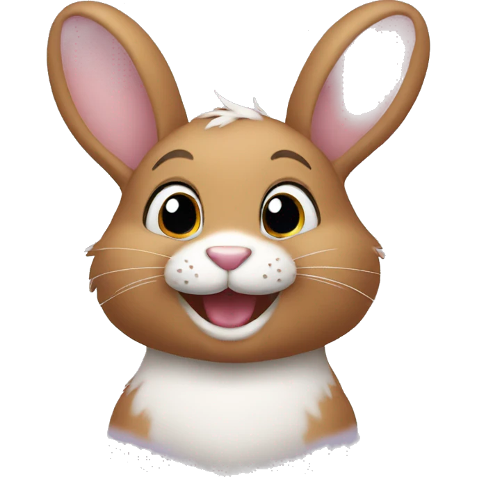 rabbit smiling emoji