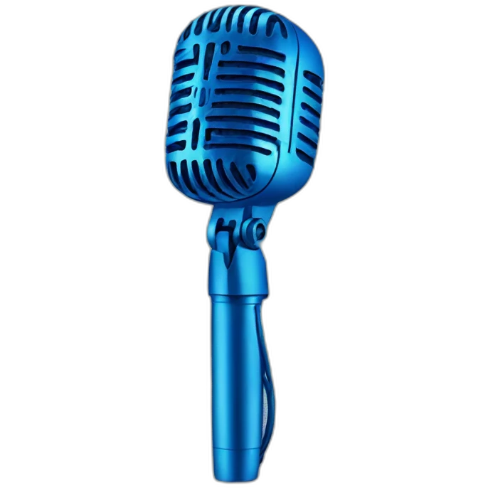 microphone-blue emoji