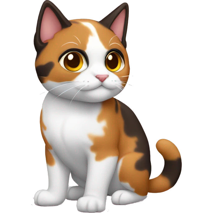 GATA CALICO JUGANDO  emoji